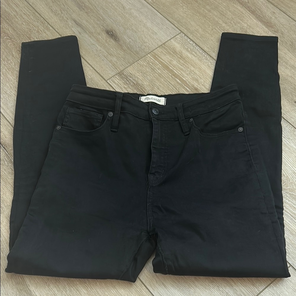 Madewell Curvy High-Rise Black Skinny Jeans